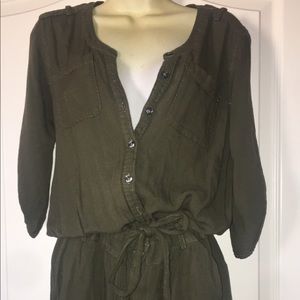 Express Green romper